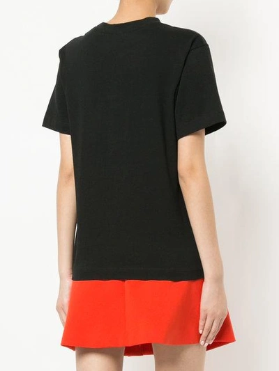 Macgraw Swan Patch T-shirt In Black