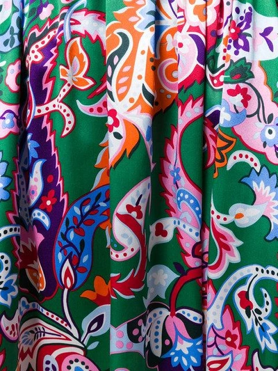 Shop Kenzo Paisley Print Skirt In Multicolour