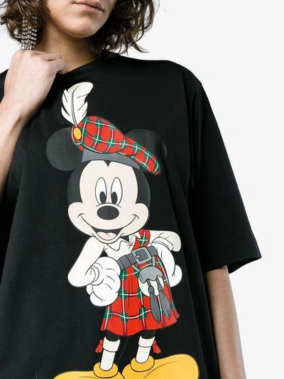 Shop Christopher Kane Mickey Mouse Printed T-shirt