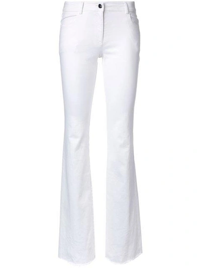 Shop Michael Kors Collection Bootcut Jeans - White