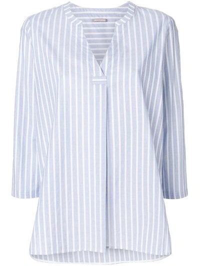 Shop Hemisphere Casual Striped Shirt - Blue