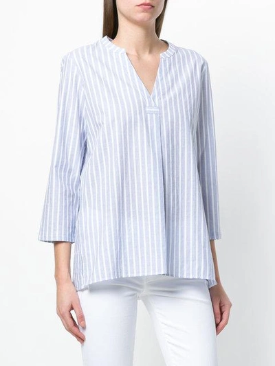 Shop Hemisphere Casual Striped Shirt - Blue