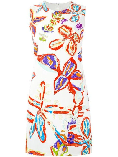 Shop Peter Pilotto Batik Print Shift Dress