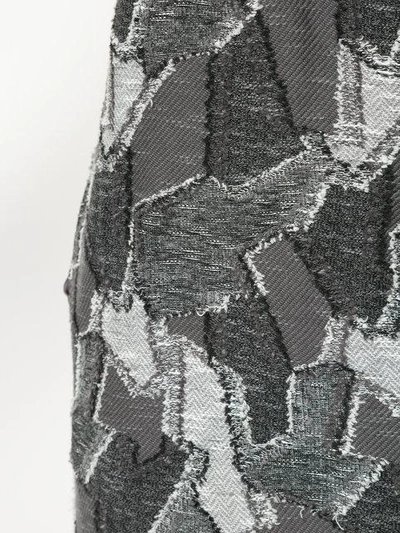 Shop Roarguns Printed Sleeveless Dress In Grey