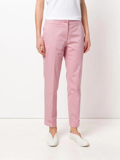 Shop Etro Tailored Trousers - Pink
