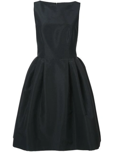 Shop Carolina Herrera Flared Cocktail Dress In Black