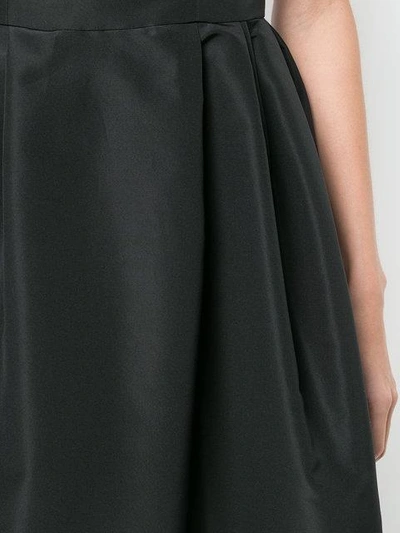 Shop Carolina Herrera Flared Cocktail Dress In Black