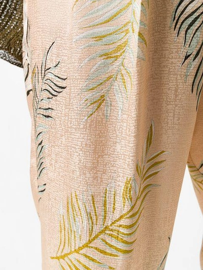 Shop Forte Forte Tropical Print Trousers