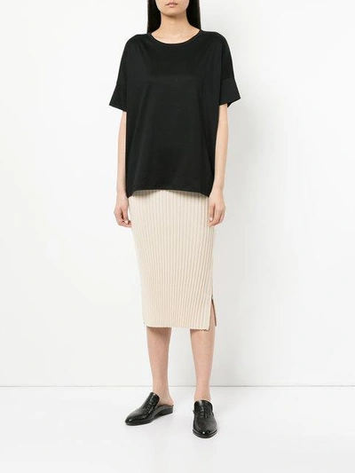 Shop Lemaire Jersey T In Black