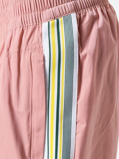 Shop Adidas By Stella Mccartney Stripe Detail Track Pants - Pink