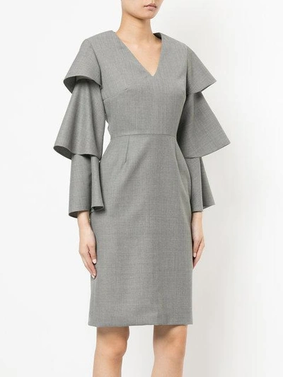 Shop Edeline Lee Montage Pencil Dress - Grey