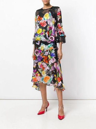 Shop Preen By Thornton Bregazzi Madeleine Dress In Multicolour