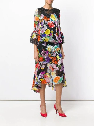 Shop Preen By Thornton Bregazzi Madeleine Dress In Multicolour