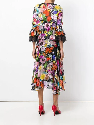 Shop Preen By Thornton Bregazzi Madeleine Dress In Multicolour