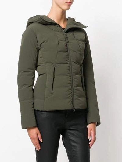 Shop Aspesi Garzetta Padded Jacket In Green