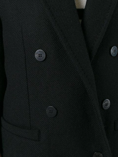 Shop Neil Barrett Oversize Double-breasted Coat In Black