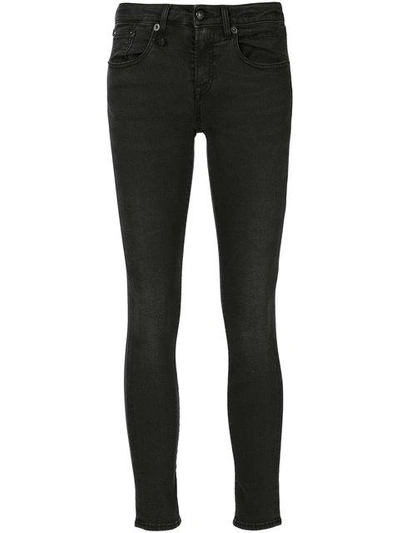 Shop R13 'kate' Skinny Jeans In Black
