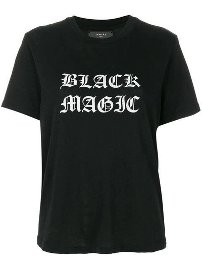 Shop Amiri Black Magic Print T-shirt