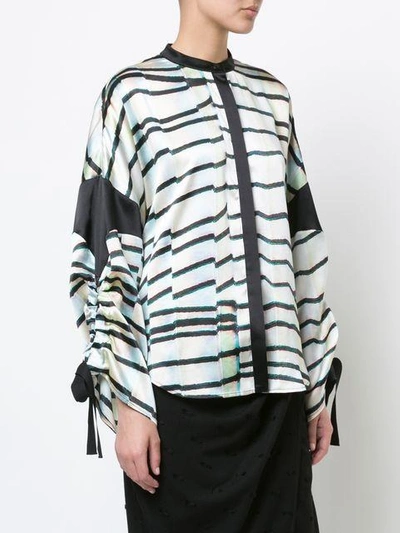 Shop Kimora Lee Simmons Eden Drawstring Shirt In Multicolour