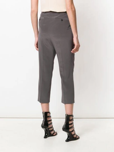 Shop Rick Owens Easy Astaires Trousers - Grey