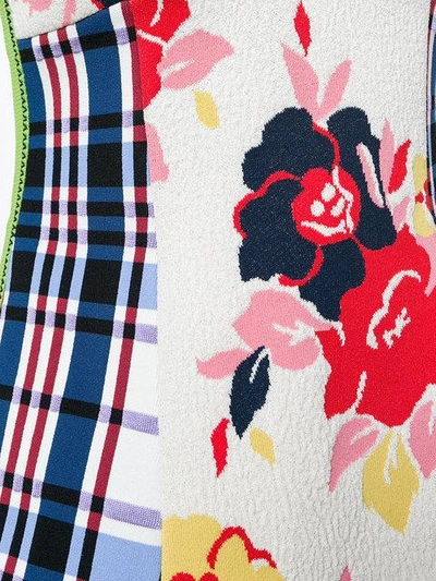 Shop Marni Textured Floral Camisole In Multicolour