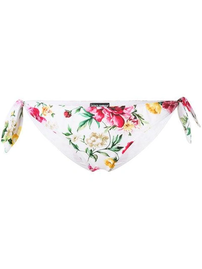 Shop Dolce & Gabbana Floral Bikini Briefs