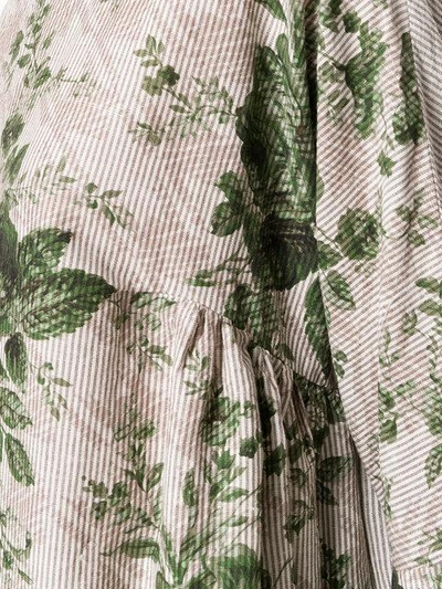 Shop Ermanno Gallamini Printed Kaftan Dress - Neutrals