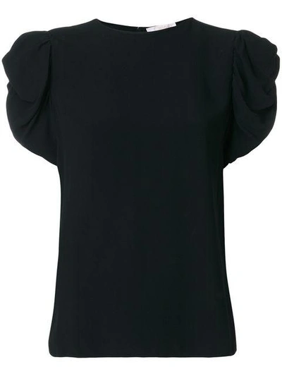 Shop Chloé Ruffle Sleeve T-shirt