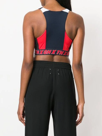 Shop Tommy Hilfiger Gigi Hadid Speed Cropped Top - Red