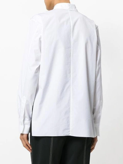 Shop Marni Printed Shirt In White