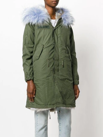 Shop As65 Hooded Parka - Green