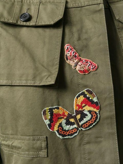 Shop Valentino Butterfly Patch Jacket