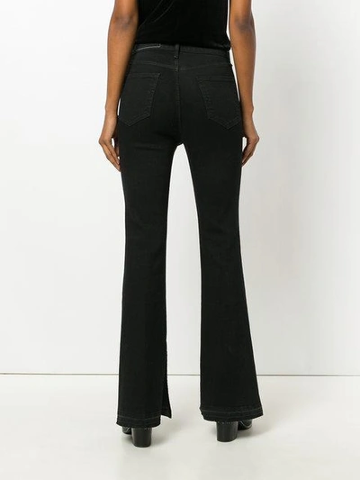 Shop Rag & Bone Flared Trousers In Black