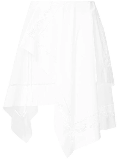 Shop 3.1 Phillip Lim / フィリップ リム Asymmetric Flared Skirt In White