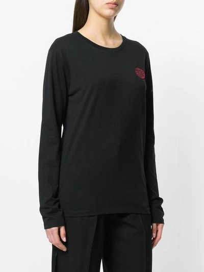 Shop A.f.vandevorst Logo Long In Black