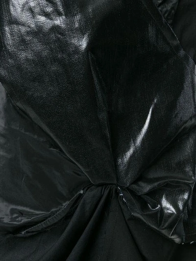 Shop Rick Owens Drkshdw Draped Sculptural Top In Black