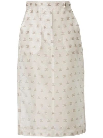 Shop Max Mara Branded Pencil Skirt