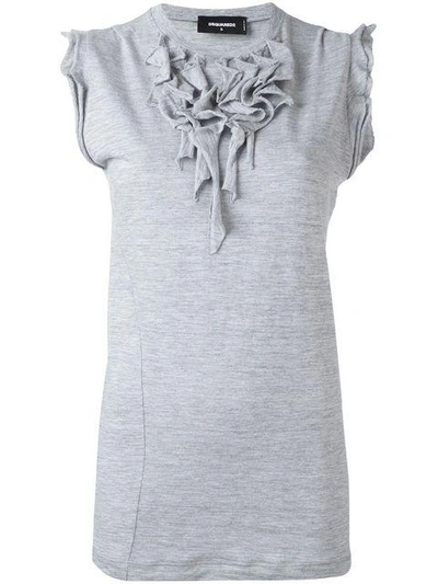 Dsquared2 Dsquared Ruffle Neck Blouse