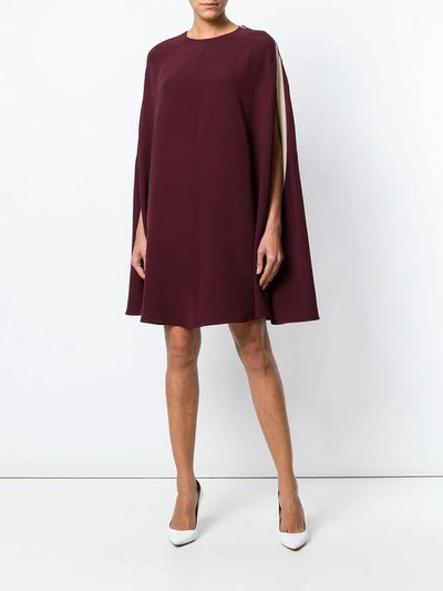 Shop Valentino Cape-style Dress