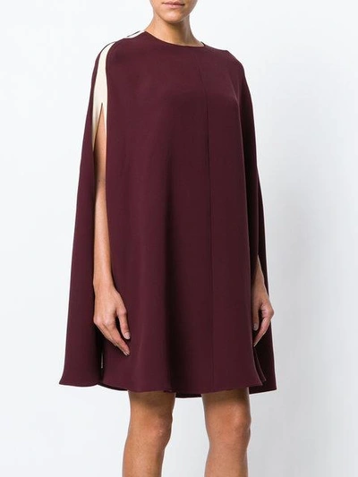 Shop Valentino Cape-style Dress
