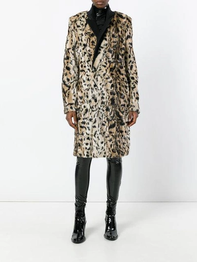 Shop A.f.vandevorst Tailored Furry Coat