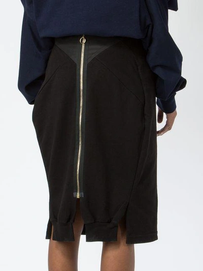 Shop Aganovich Fitted High-waist Skirt