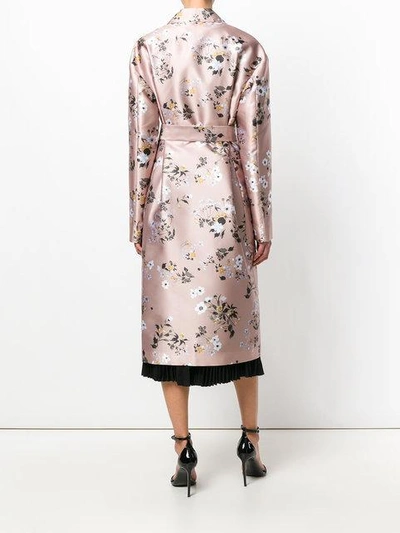 Shop Rochas Belted Kimono Coat - Neutrals