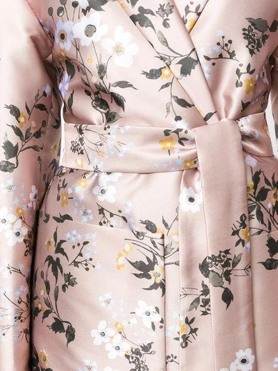 Shop Rochas Belted Kimono Coat - Neutrals