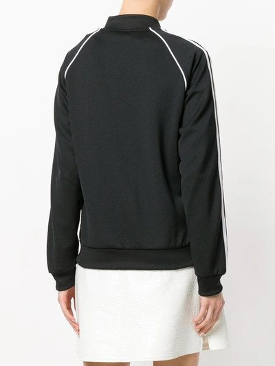 Shop Adidas Originals Superstar Track Jacket In Black