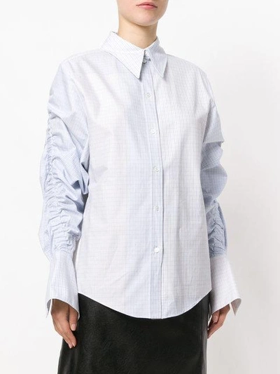 Shop Stella Mccartney Thandie Check Shirt In White
