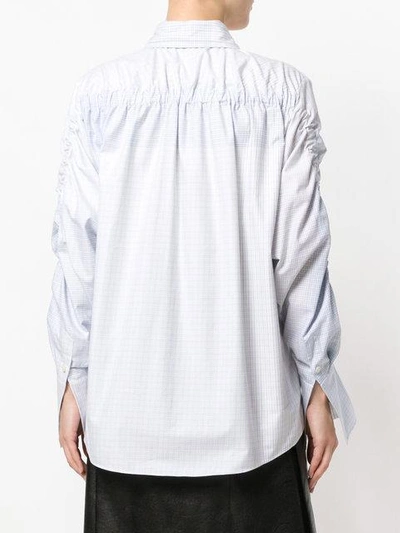 Shop Stella Mccartney Thandie Check Shirt In White