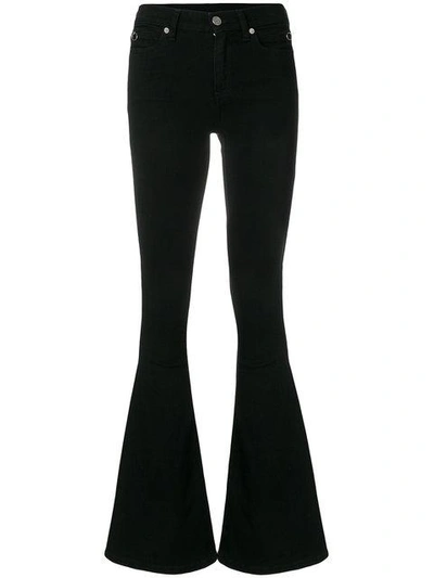 Shop Alyx High-rise Flared Trousers In Black