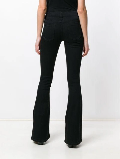 Shop Alyx High-rise Flared Trousers In Black