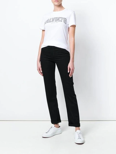 Shop Calvin Klein Jeans Est.1978 Calvin Klein Jeans Slim-fit Jeans - Black
